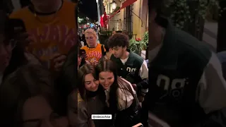 Selena Gomez Stops to Take Pictures with Her Fans in Paris 📸 | Heartwarming Celebrity Moments