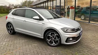 Volkswagen NEW Polo R-Line 2019 in 4K Reflex Silver 17 inch Bonneville walk around & detail inside