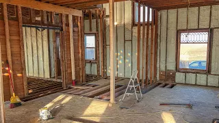 Restoring A $7,000 Mansion: Rebuilding Pantry & Bathroom Floors