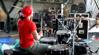 Tim Ivanov playing for ZNAKI at Nashestvie Open Air. Stage Camera.