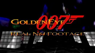 GoldenEye 007 - Aztec - 00 Agent [Real N64 Footage]