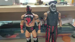 Custom Demon Finn Balor and Fiend Bray Wyatt action figures