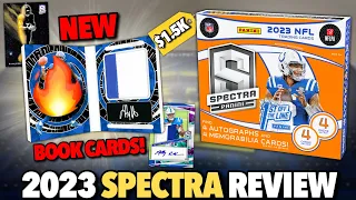 CRAZY HIGH-END CARDS (BIG STROUD & NEBULA)! 😱🔥 2023 Panini Spectra Football FOTL Hobby Box Review