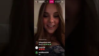 Daneliya Tuleshova live on Instagram- 2023/03/18