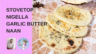 Nigella Garlic Naan Bread Recipe | Indian Naan Flatbread Recipe