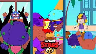 BRAWL STARS ANIMATION FULL: COCO ROSA & EL PRIMO COMPILATION #6