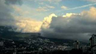 Шторм в декабре в Ялте. Storm in Yalta in December 2010.