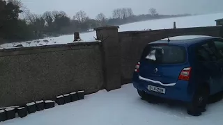 Beast from the east, Co Louth ireland, Snow first day of spring Red Warning