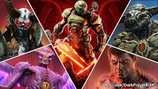 All Boss Fights & Ending - Doom Eternal (Ultra Violence) [4K 60FPS]