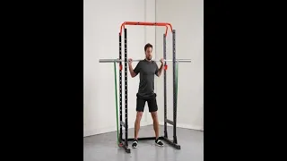 STRENGTH EXERCISE WITH RESISTANCE BANDS AND POWER RACKS