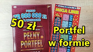 Zdrapki#559/PEŁNY PORTFEL/MEGA LINIE/JEST WYGRANA 🥳🥳🥳