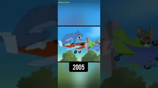 Tom and jerry evolution 1940 to 2021 #Shorts #evolution. #tomandjerry