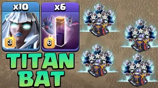 Th15 Electro Titan Attack Strategy - 10 Electro Titan + 6 Bat Spell - Town Hall 15 Attack Strategy