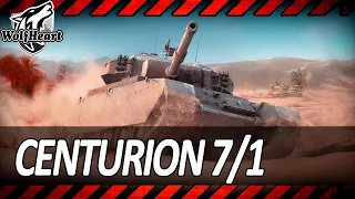 Centurion 7/1 | ЕГО БОЯТСЯ ВСЕ, У КОГО НЕТ БРОНИ!! ТАНК С ОСОБЕННОЙ ГОЛДОЙ