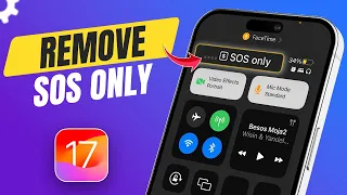 How to Fix iPhone Showing SOS Only with iOS 17 | iPhone is on SOS Only Mode