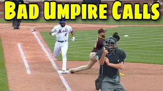 MLB  Bad Calls (WTF Umpire)