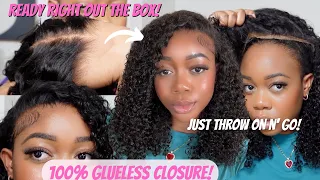 NO PLUCKING! NO BLEACHING! NO GLUE! *NEW* M-CAP KINKY CURLY WIG CURLYME