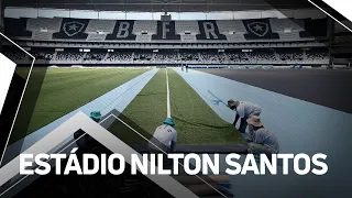 Botafogo atualiza informações sobre o gramado sintético no Nilton Santos
