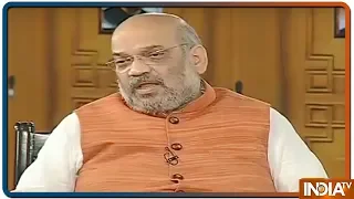 Amit Shah In Aap Ki Adalat - Those who never exchanged word out of envy are forming mahagathbandhan