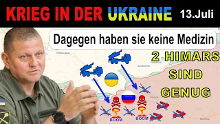 13.Juli: AUFNAHMEN: Ukrainer VERWÜSTEN DIE RUSSISCHE ARTILLERIE | Ukraine-Krieg