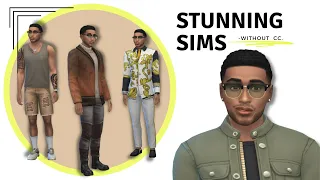 Sims 4 CAS Makeovers | Antonio Benner | No CC