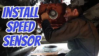 How to replace and install a speed sensor on Cummins ISX15