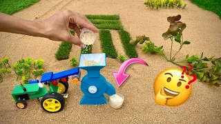 diy tractor making flour mill machine miniature science project |diy tractor| @mini creative