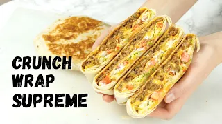 Homemade Taco Bell Crunchwrap Supreme Recipe