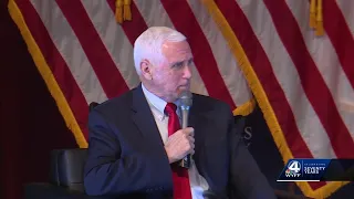 Fmr. Vice President Mike Pence speaks at BJU as speculation of presidential run continues