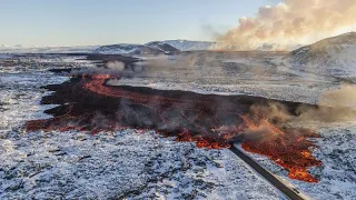 Island friert - trotz der großen Hitze der Vulkanausbrüche