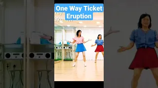 #OneWayTicket / #shorts  #oldpop /#Eruption / #올드팝송 / #원웨이티켓 #왕초급라인댄스