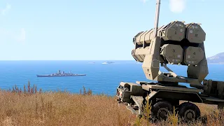 Today, Russian Biggest Missile Warship Sunk due to Ukraine R-360 Neptune Missile - Arma 3