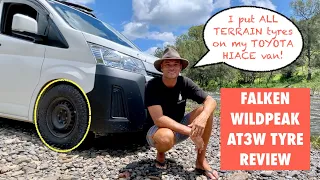 Falken Wildpeak AT3W Tyre on Toyota Hiace review