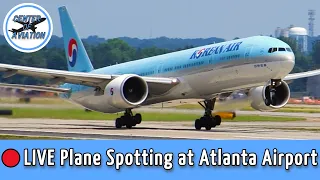 🔴LIVE Morning Plane Spotting at Atlanta Airport (ATL/KATL) - Center of Aviation