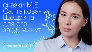Сказки М.Е. Салтыкова- Щедрина для ЕГЭ за 35 минут | Литература с Лилией Булгариной