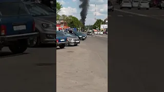 Пожар в Смоленске 26.06.20 ул.Нахимова
