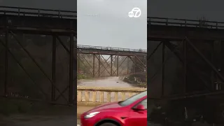 Large waves, high tide wreaks havoc on CA beach town