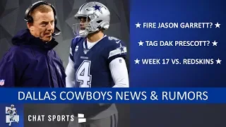 Cowboys Rumors: Fire Jason Garrett, Fallout From Loss To Eagles + Franchise Tag Dak Prescott?