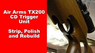 Air Arms TX200 CD trigger - strip, polish and rebuild