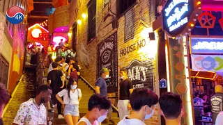 [4K] Seoul Walk - ITAEWON Hot Saturday Night.Seoul Club,Pub,Food Street, Alley Tour. 4K Seoul Korea.