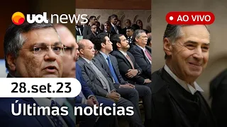 🔴 Barroso toma posse como presidente do STF: Lula, Pacheco, Lira comparecem; Dino cotado e mais