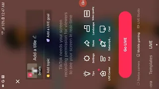 TiTok Live - How To Enable Gaming Mode Or Option
