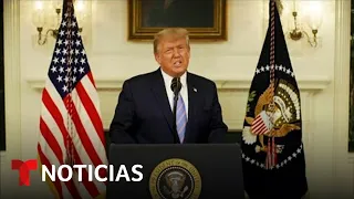 El video nunca antes visto de Trump después del asalto al Capitolio | Noticias Telemundo