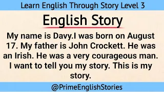 Learn English Through Story - Level 3 | Graded Reader Level 3 | Prime English Stories