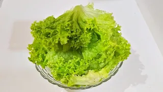 how to wash lettuce, must learn