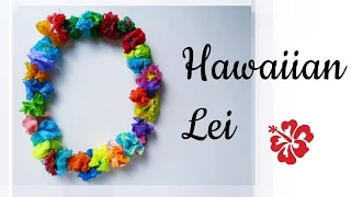 DIY Hawaiian Lei using tissues || Handmade Necklace