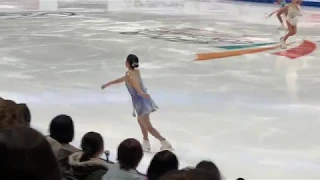 Part of Ladies' FS Warm Up, Group 3 - 2019 Four Continents Figure Skating Championships