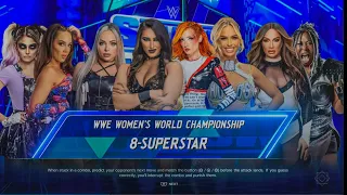 WWE 2K24 Rhea Ripley V Becky Lynch V Liv Morgan V Alexa Bliss V Kharma V Maxxine V Chelsea V Nia Jax