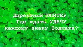 Директный ЮПИТЕР 11 августа 2019 года. Где ждать УДАЧУ каждому знаку Зодиака