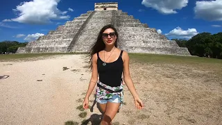 Fernanda Pistelli in Chichen Itza | Tourballoon Travel Experiences